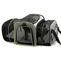 Cat Carriers Outing Bag Portable Handheld Shoulder Foldable Pet Car Carrying Breathable Large Capacity Carrier Backpack