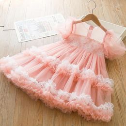 Girl Dresses Girls Dress Summer 2024 Children Princess Cake Han Fan Kids Clothes Little Clothes.