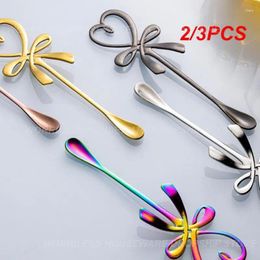 Coffee Scoops 2/3PCS Bow Spoon Stylish Versatile Eye-catching Premium High-quality Innovative Stainless Steel With Design Tableware