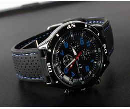 New Arrival Mens BLACK BIG DIAL man watch Sports Quartz Watch Japan Movt 3641103