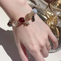 Strand Snowflake Multicolor Glass Beaded Bracelet Fashion Trends Women's Beautifully Jewellery Valentine's Day Birthday Gift
