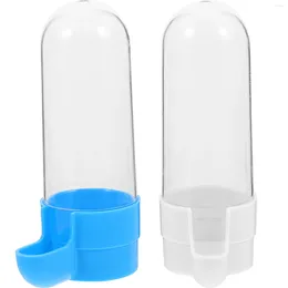 Other Bird Supplies Feeder- Water Dispenser For Cage Parrot Feeder 2PCS Automatic Budgie Lovebirds Cockatiel ( )