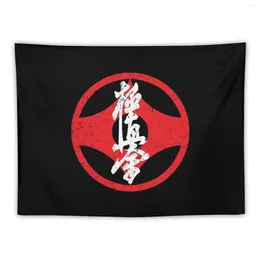 Tapestries Kyokushin Kaikan Karate Symbol Kyokushinkai Dojo Tapestry Wall Hanging Home And Comfort Decor Decoration Bedroom