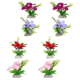 Decorative Flowers 8pcs Wear-resistant Sushi Plate Decor Decors Food Accessory