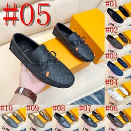 40Model Spring Summer Hot Sell Moccasins Men Designer Loafers Высококачественная подлинная кожаная обувь