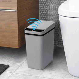 Waste Bins Automatic Kitchen Trash Can12L Motion Sensor-Activated Trash Can with Lid Waterproof Smart Trash BinCan for Kitchen Bedroom L46