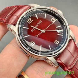AP Brand Wristwatch CODE 11.59 Series 41mm Automatic Mechanical Fashion Casual Mens Swiss Famous 15210BC.OO.A068CR.01 Smoked Wine Red Chronograph