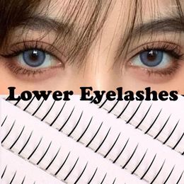 False Eyelashes 5 Rows Lower Mink Hair Eyelashs Natural Short Individual Under