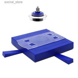 Spinning Top Magic UFO suspended magnetic levitation rotary desktop decompression rotary gyroscope anti pressure Fidget toy easy to install L240402