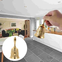 Party Supplies Hand Ring Bell Service Pantry Decor Manual Bar Vintage Zinc Alloy Shaking European Style