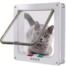 Cat Carriers Secure And Convenient Pet Access: Multi-Function Two-Way Door For Cats Dogs