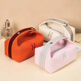 Cosmetic Bags Ins Simple Waterproof Canvas Makeup Pouch Fashion Fall Bag Women Organiser Toiletry Travel Cosmetics