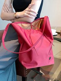 Evening Bags Large Capacity Women Bucket Bag Nylon Handbags Fashion Lady Luxury Designer Shoulder Western Style Totes