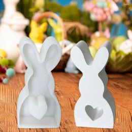 Baking Moulds Silicone Mould Hollow Heart Shape Candle Reusable BPA-free Chocolate Moulds Easter Festive Decorations Tools