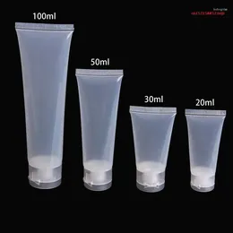 Storage Bottles Sdotter 1Pc Empty Plastic Portable Tubes Squeeze Cosmetic Cream Lotion Travel Bottle Drop