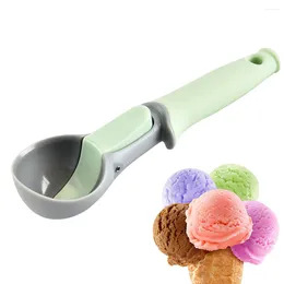 Baking Moulds Ice Cream Scoop Melon Ball Shape Scoops Fruit Trigger Spoon Cookies Dough Scooper Maker Kitchen Dessert Tool