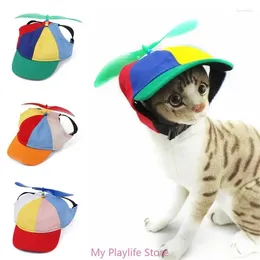 Dog Apparel Dogs Puppy Hat Propeller Baseball Fun Sports Party Decoration Po Headwear Outfit Pet Summer Outdoor Wearing