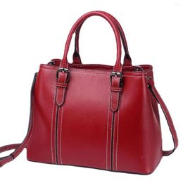 Totes 2024 Spring Leather Tote Bags Commuter Bag For Women Luxury Design Handbag Shoulder Ladies Travel Working Crossbody
