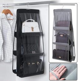 Storage Bags Handbag Artefact Bag Hanging Organiser Door Behind Shelf Home Dormitory Double-sided Dust-proof Organisers