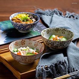 Bowls Modern Ceramic Bowl Blue And White Porcelain Dining Room Ramen Living Desktop Green Salad Home Kitchen Cutlery