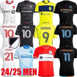 2024 League Football Club Washington DC United new york Football Jersey 2425 Chicago Atlanta United Home and Away Jersey Fans S-XXL Men's Edition