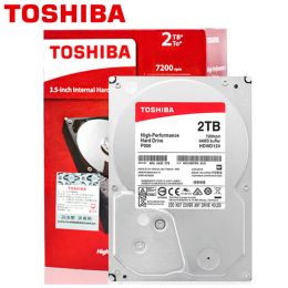 Drives TOSHIBA 2TB Internal HDD 2000GB Desktop PC Computer NVR CCTV Hard Drive Disk 3.5" SATA3.0 7200RPM 64M Cache HD