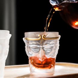 Wine Glasses Glass Teacup Great The Monkey King Cup Lead-Free Master 120ML Special Tea Set
