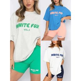White Foxx T Shirt Women Womens Short Sleeve Designer T-Shirt Summer Fashion Casual Print Womens Colour Sweatshirt European Top 836 Off Whiteshoes Shirt