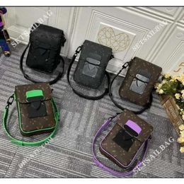 Omuz çantaları yeni moda erkekler ve kadınlar Avrupa Amerika Birleşik Devletleri trend çantası tek omuz crossbody mini küçük sırt çantası cep telefonu erkekler 12cm*6cm*19cm çanta