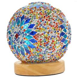 Candle Holders Table Lamps Bohemian Colourful Bed Light Turkish Romantic Baroque Night Glass Desk