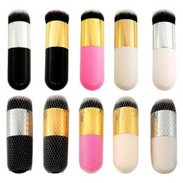 New small fat pier foundation makeup brush single makeup brush loose powder brush beauty tools