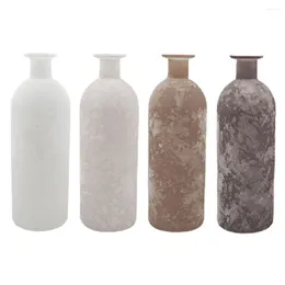 Vases 4 Pieces Marbled Glass Vase Centrepieces Floral Pot Flower Bottle For Tabletop Display Weddings Home Celebrate