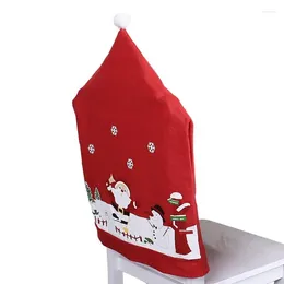 Chair Covers Christmas Seat Cover Decor Fabric Furniture Protector For Holiday