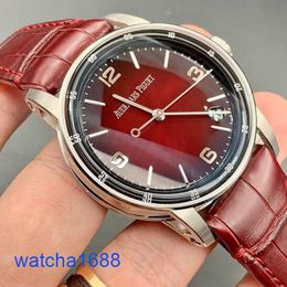 Celebrity AP Wrist Watch CODE 11.59 Series 41mm Automatic Mechanical Fashion Casual Mens Swiss Famous 15210BC.OO.A068CR.01 Smoked Wine Red Chronograph