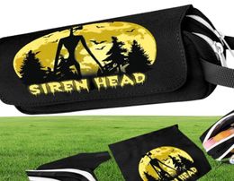 Wallets Siren Head Pen Bags Double Zipper School Pencil Case Box Cosmetic Makeup Bag Storage Purse Wallet Gift8774372