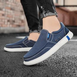 Casual Shoes 2024 Mans Loafers Flats Slippers Fabric Slip-on Men Driving Fashion Summer Style Soft Male Moccasins Lazy Boat