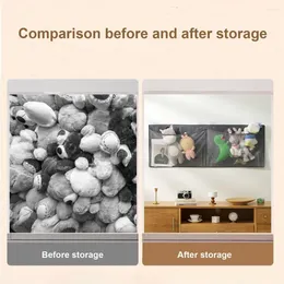 Storage Boxes Toy Solution Durable Stuffed Bag Efficient Organizer For Home Oxford Cloth Hanging Toys
