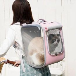 Cat Carriers Travel Pet Bag Transport Carrier Backpack Breathable Outdoor Shoulder For Portable Packaging Carrying