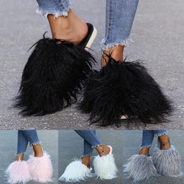 Slippers Pure Women's Thermal H Winter Casual Intdoor Colour Breathable Shoes Fashion Slipper