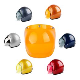 Motorcycle Helmets Ldmet Helmet Visor Bubble Shield Retro R Mask Vintage Mirror5214898 Drop Delivery Automobiles Motorcycles Accessori Dhiyw