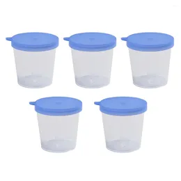 Disposable Cups Straws Urine Cup Sample Specimen Bottle Sampling Testing Holder Phlegm Scale Fecal Plastic Containers