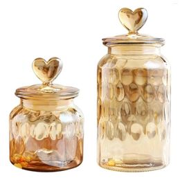 Storage Bottles Airtight Food Jars Kitchen Supplies Glass Jar Tea Container Cereal