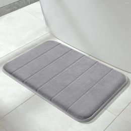 Carpets Memory Foam Bath Mat Rug 23.6 X 15.7 Inches Comfortable Soft Super Water Absorption Machine Wash Non-Slip Room Decor