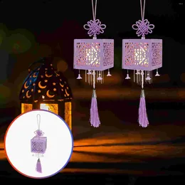 Candle Holders DIY Lantern Party Decoration Wedding Lanterns Chandelier Wood Ornament Making Material Accessory Child Retro Toys