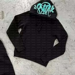 Mens Hoodies Sweatshirts Designer Mens Syna World Hoodie Set Printed Short Y2k Tees Graphic and Trousers Hip Hop lp