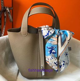 7A Designer bags Picotin Lock Bag Food Basket Handbag Fashion Classic Top Quality Women's Genuine Leather bag Luxury Custom made French minority NA77