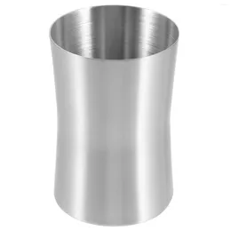 Mugs Stainless Steel Mouthwash Cup Makeup Brush Stand Bathroom Cups Reusable Beer Mug S Glasses