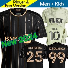 2024 2025 Los Angeles FC Soccer Jerseys Kids Kit Man 24 25 Football Shirt Primary Home Black Away Green Smokescreen BOUANGA OLIVERA TILLMAN BOGUSZ Men's Uniform