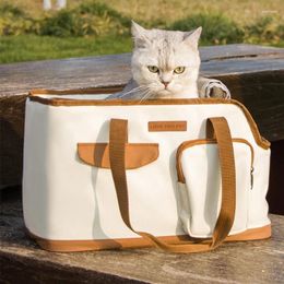 Cat Carriers Custom Soft-Sided Portable Pet Travel Handbag Tote Small Dog Purse Carrier Bag Pockets