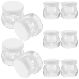 Storage Bottles 10 Pcs Bottle Cosmetics Container Face Cream Refillable Containers Facial Dispense Jar Body Butter Clear Jars Lip